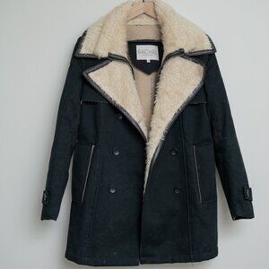 Rachel by Rachel Roy Faux Fur Lined Coat